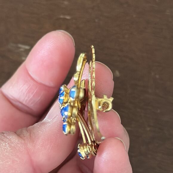 Blue Stone Brooch - Picture 7 of 7